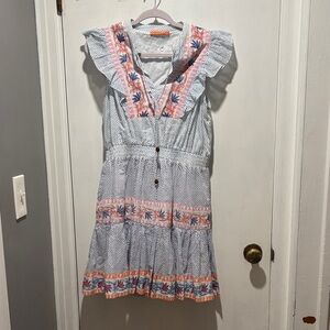 OLIPHANT tiered mini ruffle dress